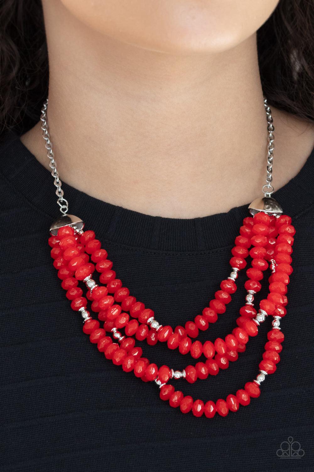 Best POSH-ible Taste Red Necklace - Jewelry by Bretta