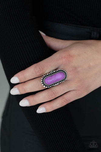 Sedona Scene Purple Ring - Jewelry by Bretta