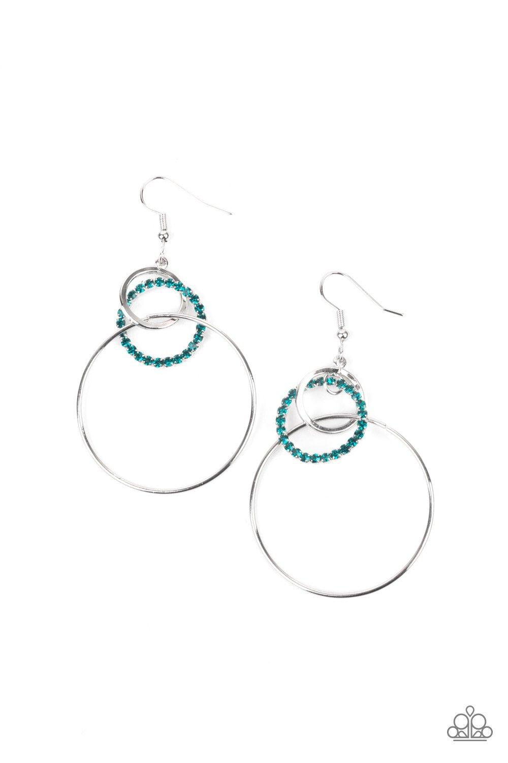 In An Orderly Fashion - Blue Earrings - Jewelry By Bretta