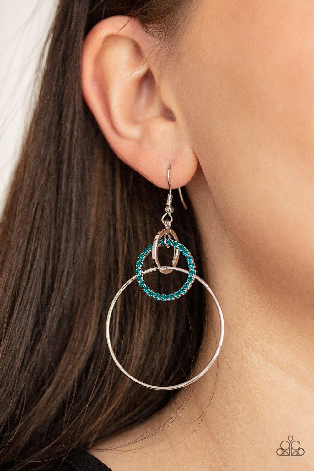 In An Orderly Fashion - Blue Earrings - Jewelry By Bretta