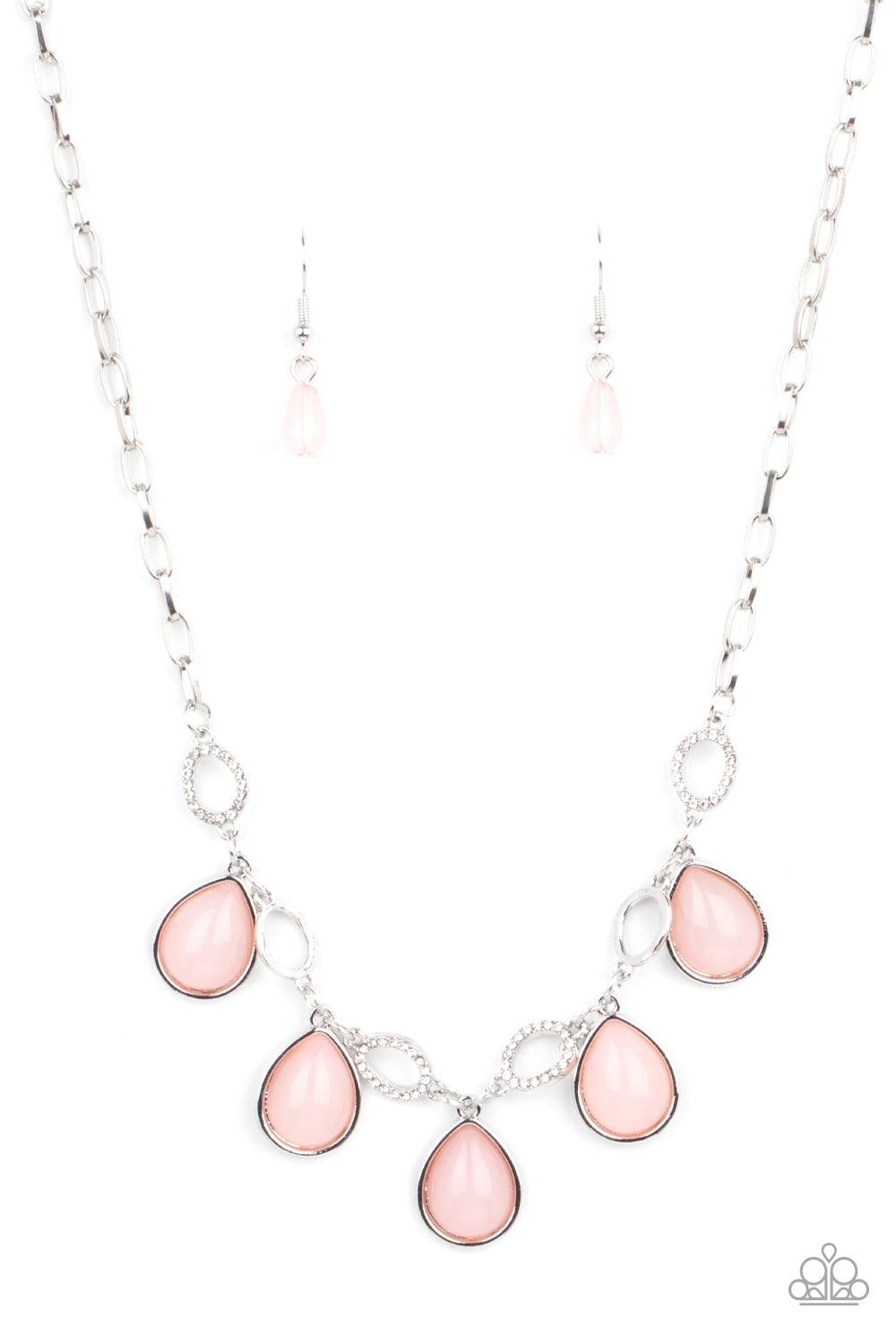 Majestically Mystic Pink Necklace - Jewelry by Bretta