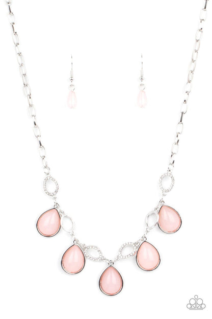 Majestically Mystic Pink Necklace - Jewelry by Bretta