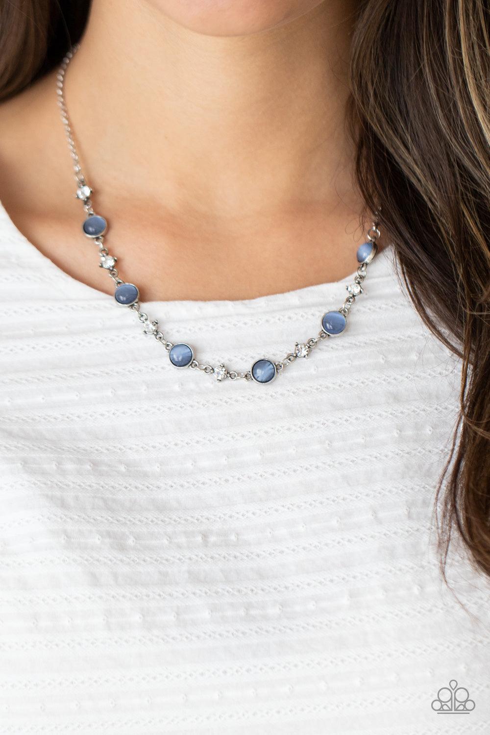 Inner Illumination Blue Necklace - Jewelry by Bretta