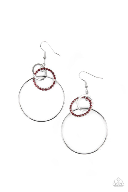 In An Orderly Fashion Red Earrings - Jewelry by Bretta