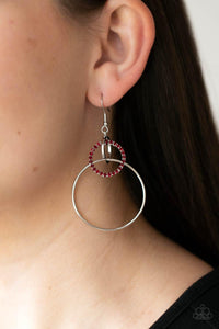 In An Orderly Fashion Red Earrings - Jewelry by Bretta