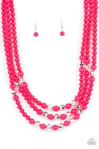 STAYCATION All I Ever Wanted Pink Necklace - Jewelry by Bretta