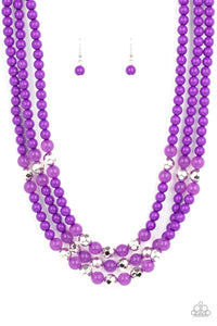 STAYCATION All I Ever Wanted Purple Necklace - Jewelry by Bretta