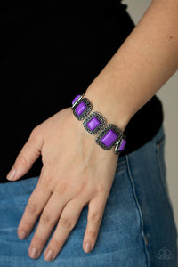 Retro Rodeo Purple Bracelet - Jewelry by Bretta