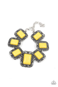 Retro Rodeo Yellow Bracelet - Jewelry by Bretta