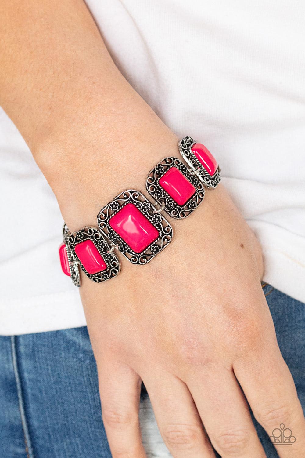 Retro Rodeo Pink Bracelet - Jewelry by Bretta