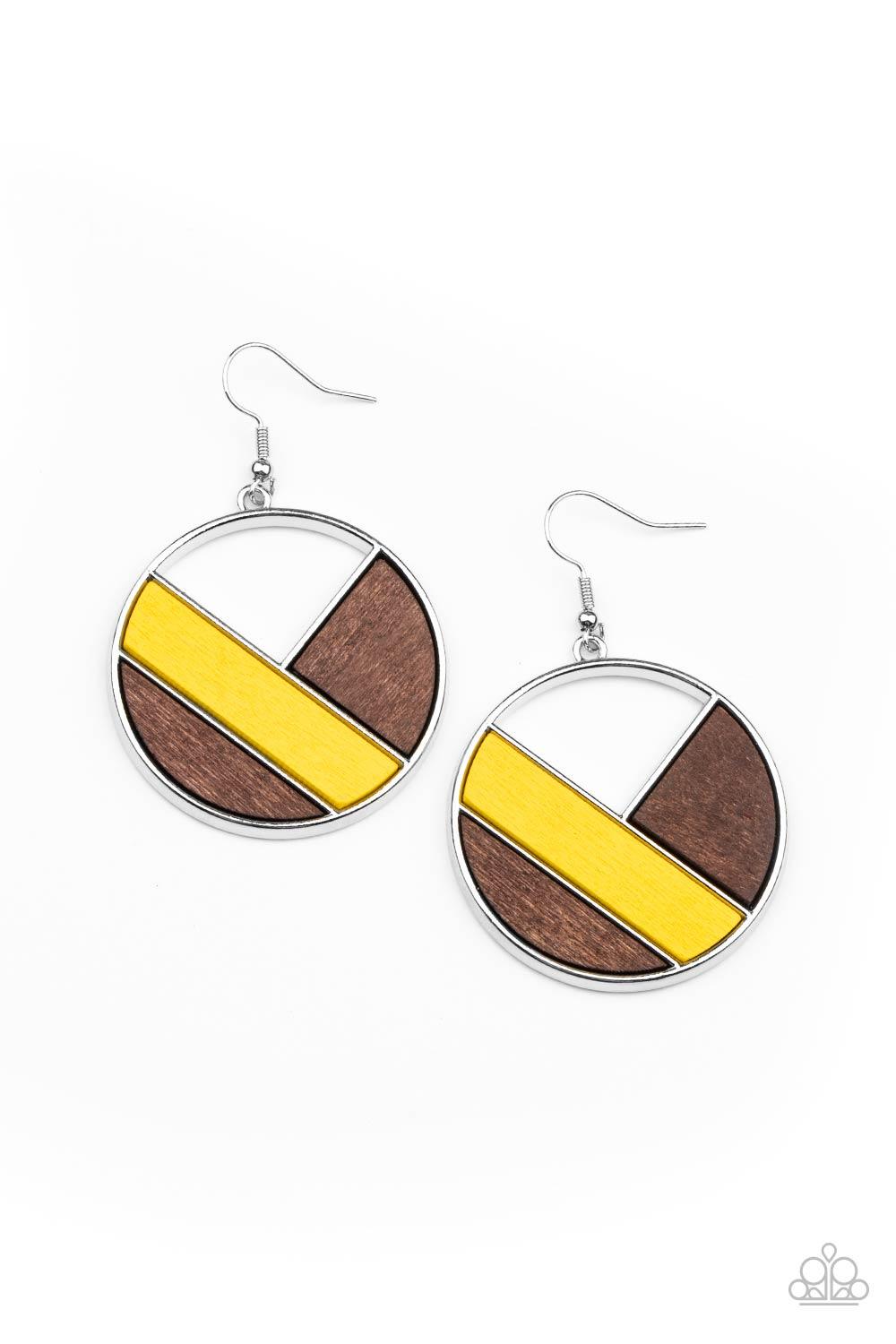 Dont Be MODest Yellow Earrings - Jewelry by Bretta