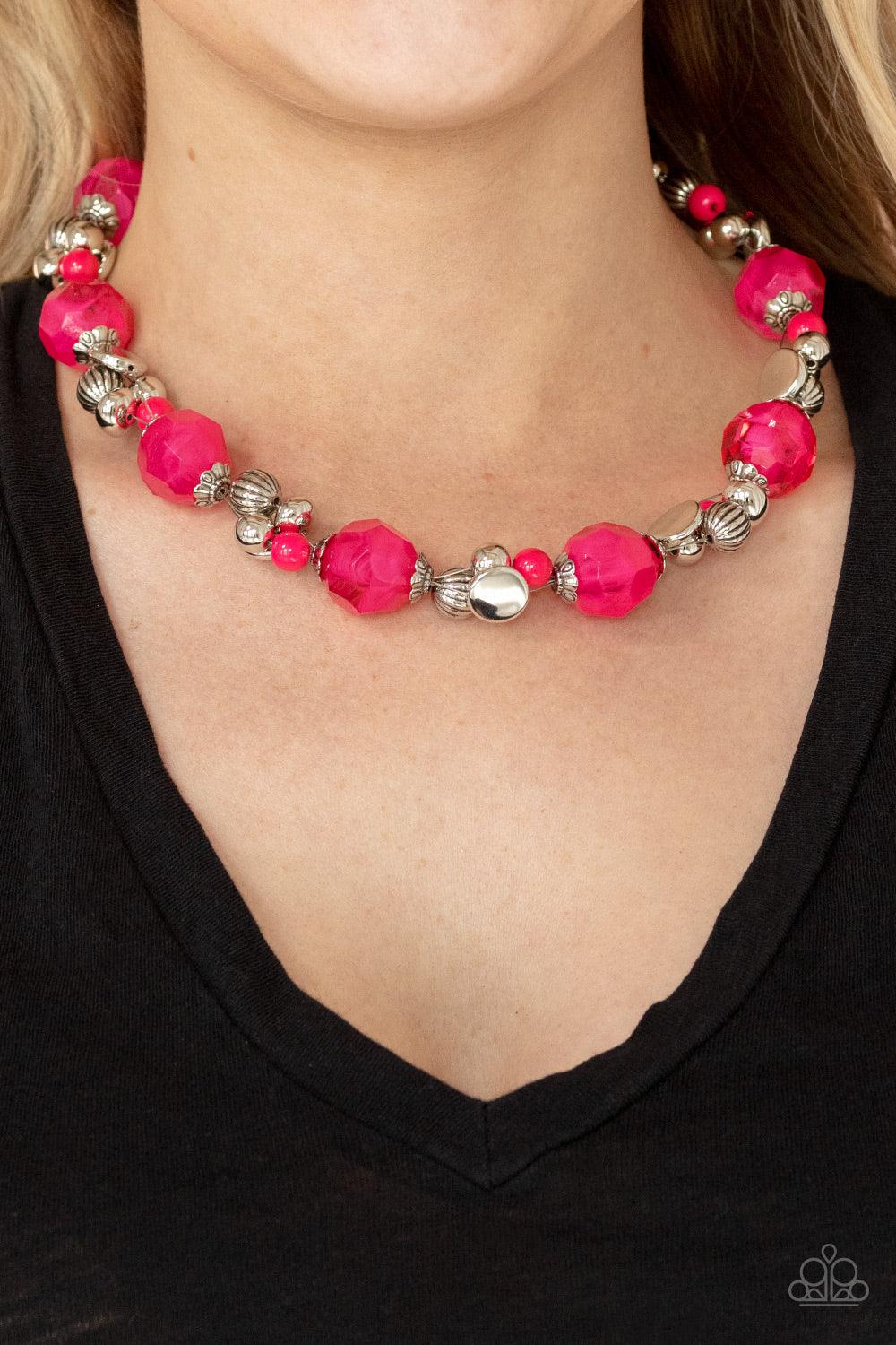 Vidi Vici VACATION Pink Necklace - Jewelry by Bretta