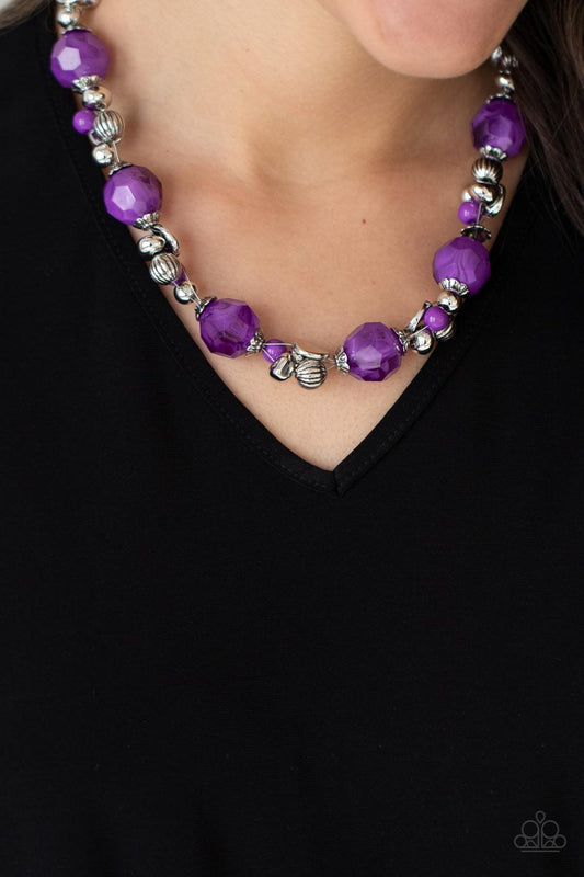 Vidi Vici VACATION Purple Necklace - Jewelry by Bretta