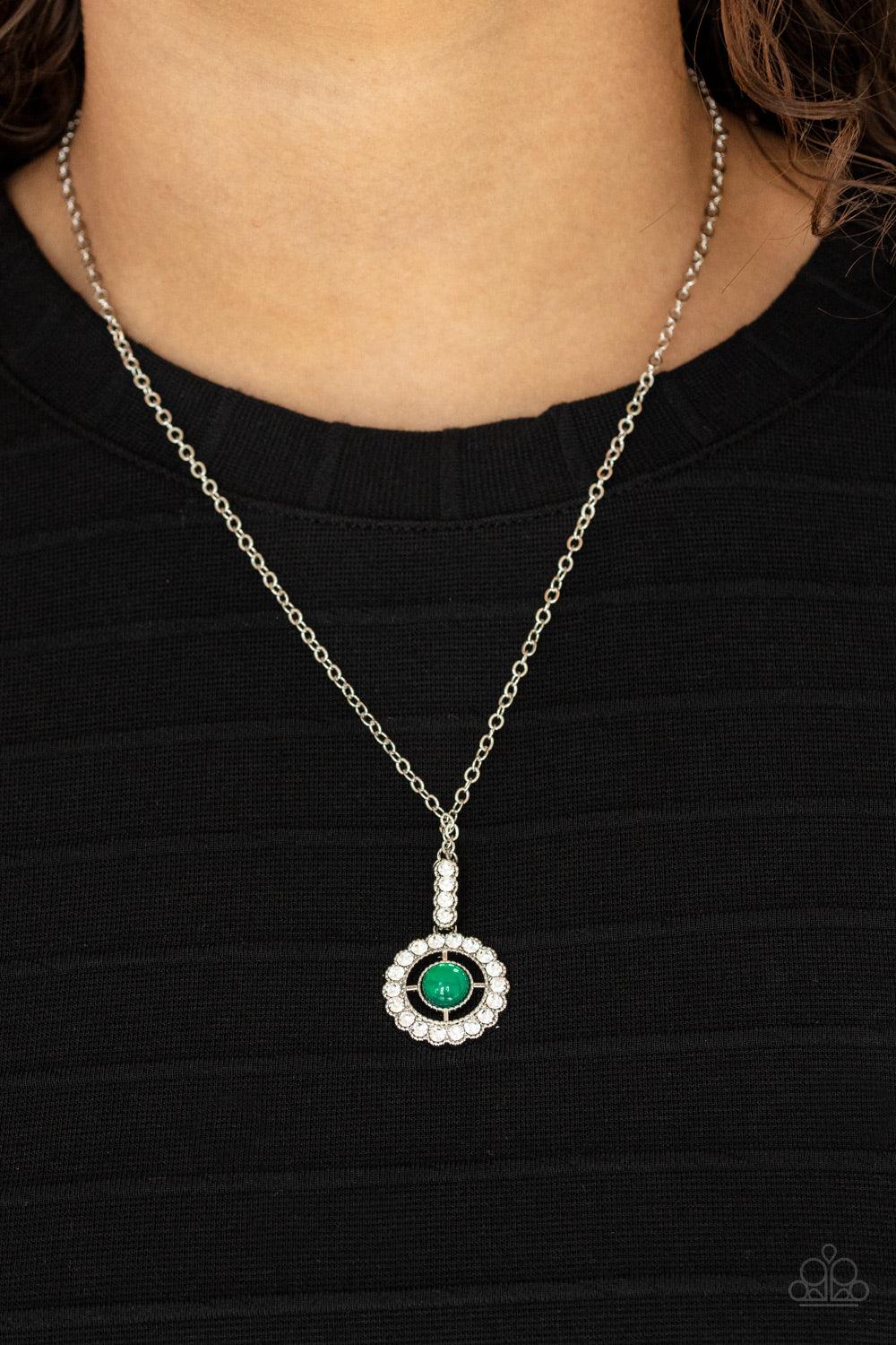 Springtime Twinkle Green Necklace - Jewelry by Bretta