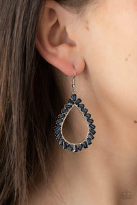 Stay Sharp - Blue Earrings - Jewelry By Bretta