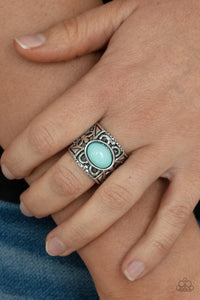 Bubbly Bonanza Blue Ring - Jewelry by Bretta