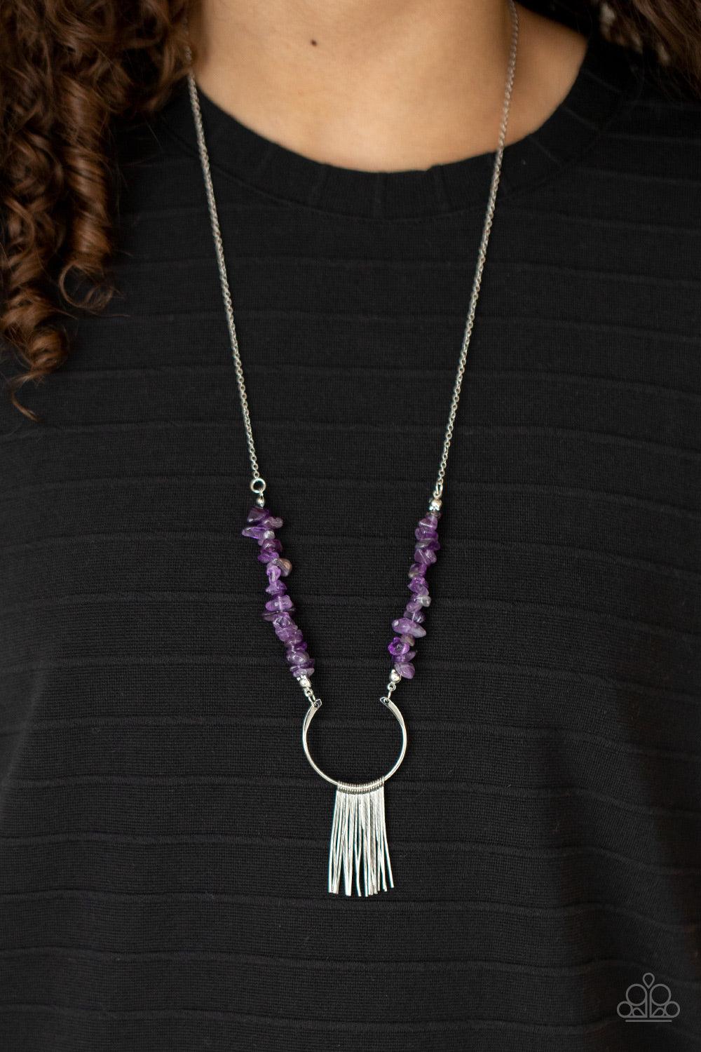 With Your ART and Soul Purple Necklace - Jewelry by Bretta