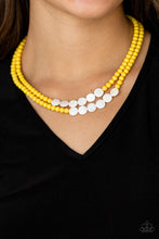 Extended STAYCATION Yellow Necklace - Jewelry by Bretta