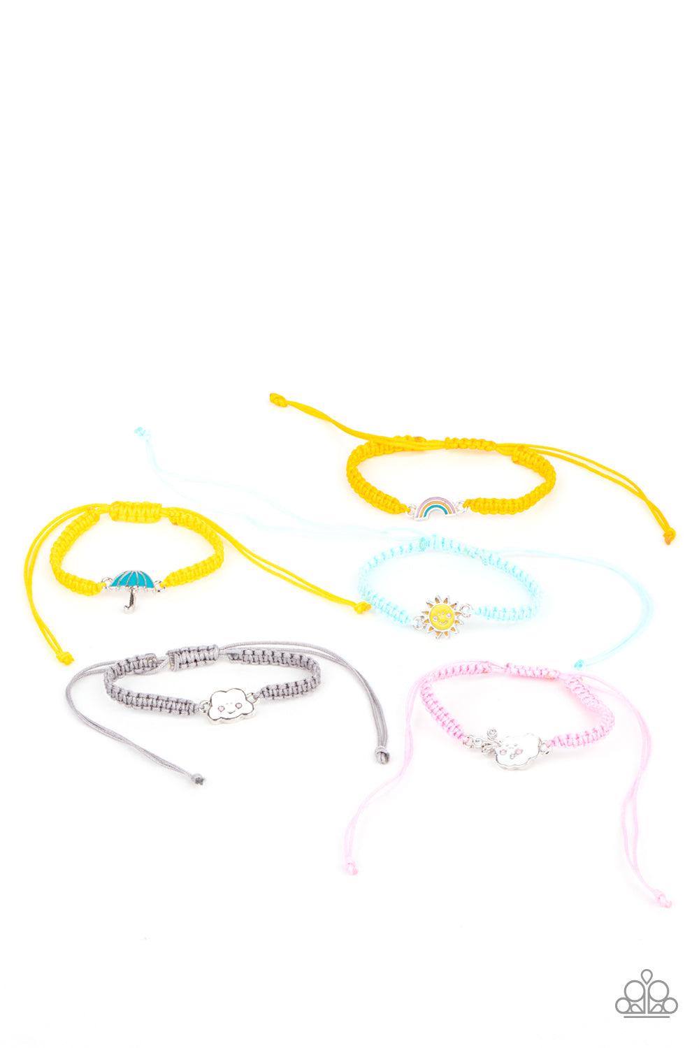  Starlet Shimmer Sun, Rainbow, Clouds, and Umbrella Bracelets - Jewelry by Bretta
