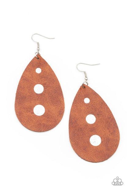 Rustic Torrent - Brown Earrings - Jewelry By Bretta