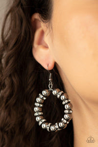 Cosmic Halo Black Earrings- Jewelry by Bretta