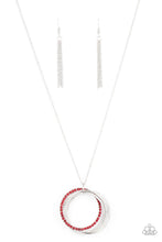 Harmonic Halos Red Necklace = Jewelry by Bretta