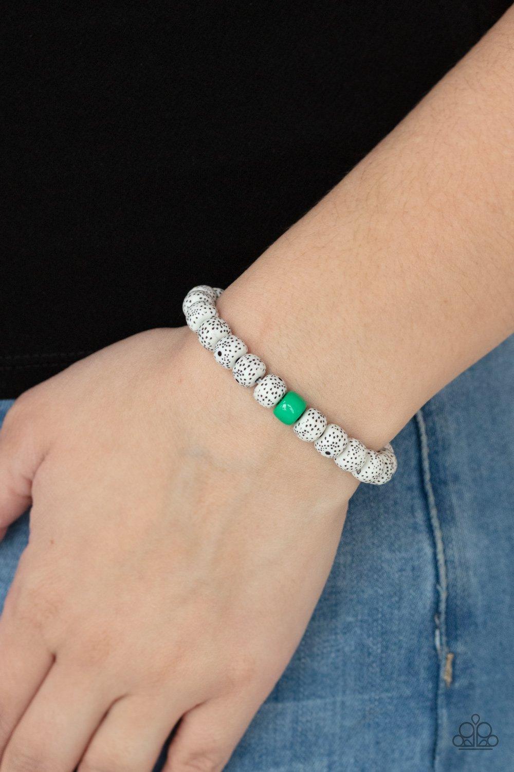 Molten Mogul Green Bracelet - Jewelry by Bretta
