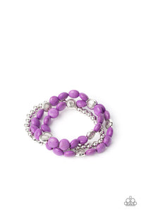 Desert Verbena Purple Bracelets - Jewelry by Bretta