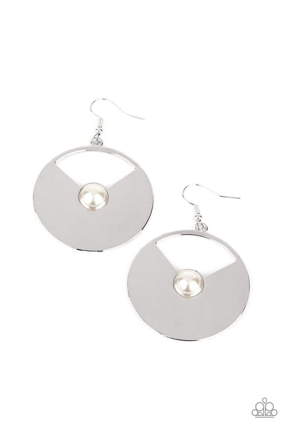 Record-Breaking Brilliance White Earrings - Jewelry by Bretta