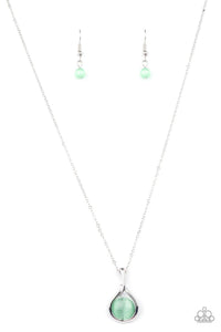 Fairy Lights Green Necklace - Jewelry By Bretta