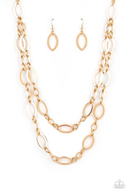 The OVAL-achiever Gold Necklace - Jewelry by Bretta