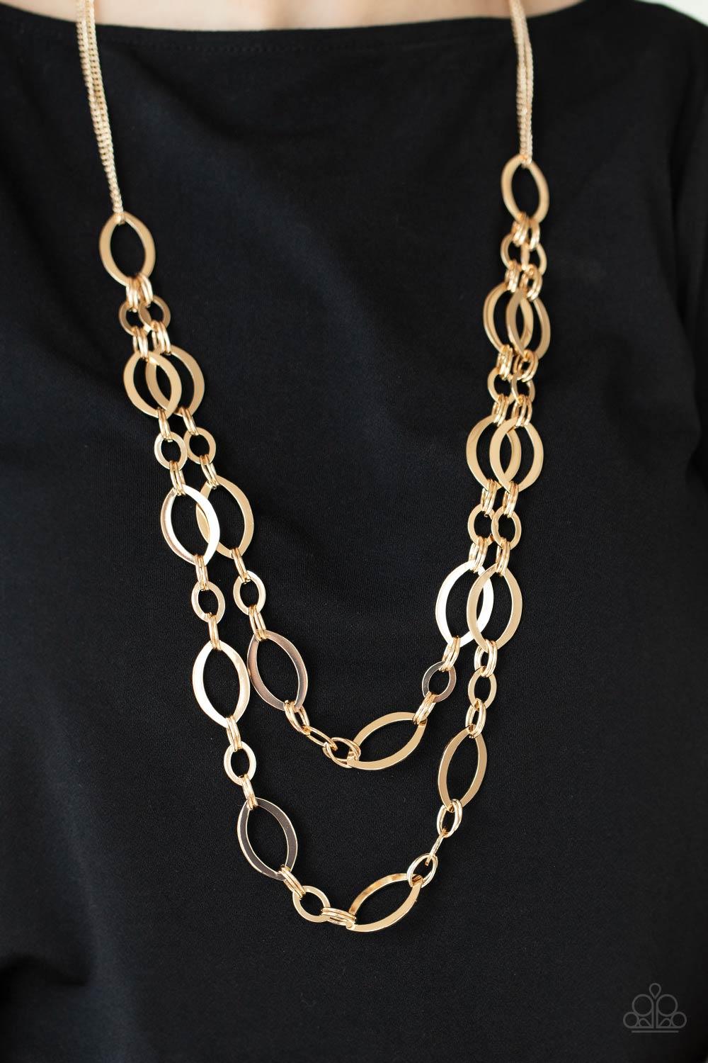 The OVAL-achiever Gold Necklace - Jewelry by Bretta