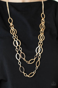 The OVAL-achiever Gold Necklace - Jewelry by Bretta