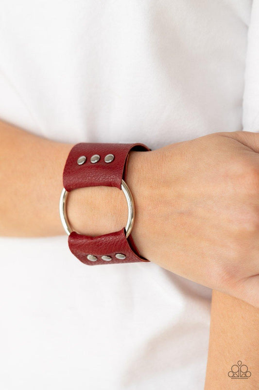 Moto Mayhem Red Bracelet - Jewelry by Bretta