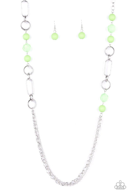 POP-ular Opinion Green Necklace - Jewelry by Bretta