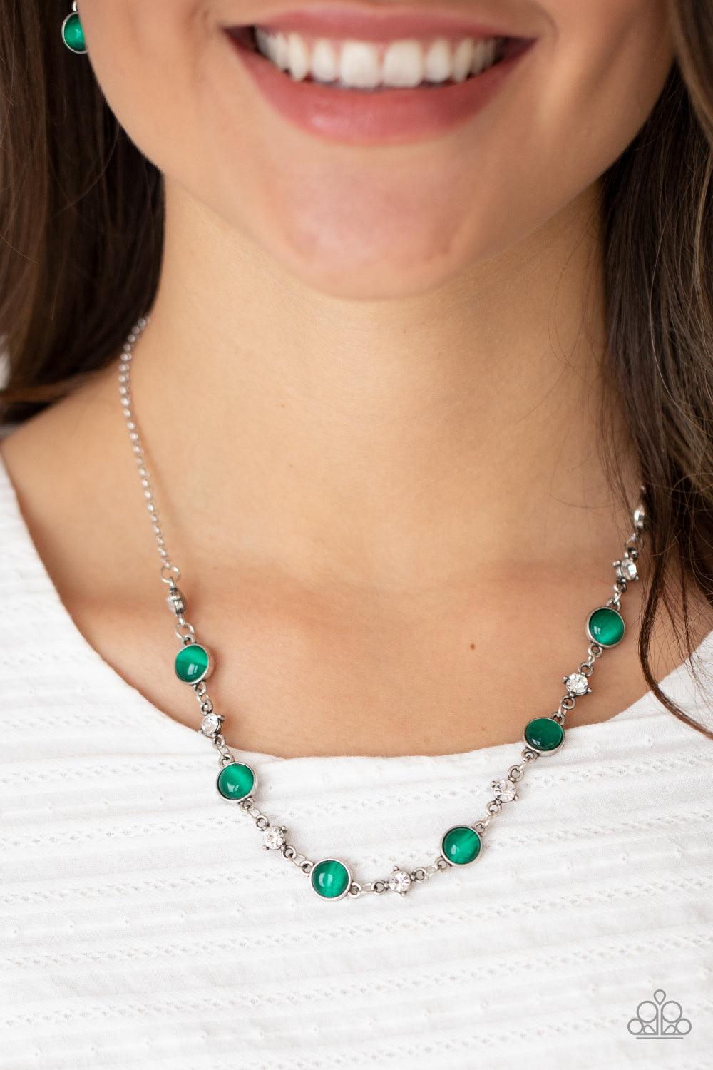 Inner Illumination Green Necklace - Jewelry by Bretta