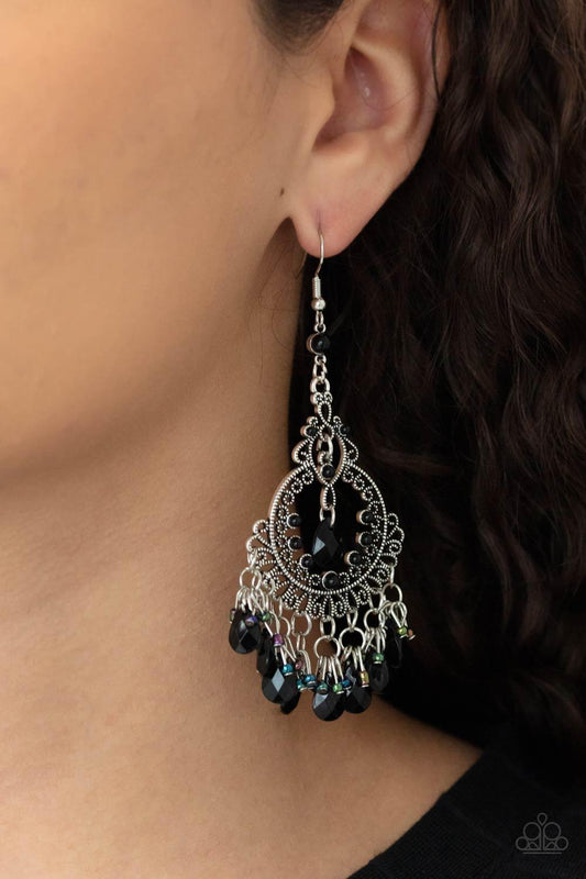 Ill Take That As A Compliment Black Earrings - Jewelry by Bretta