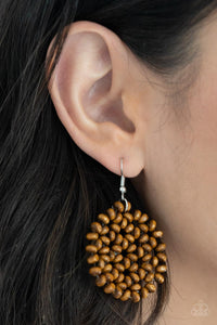 Summer Escapade Brown Earrings - Jewelry by Bretta