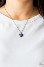 Pitter-Patter, Goes My Heart Blue Necklace - Jewelry by Bretta