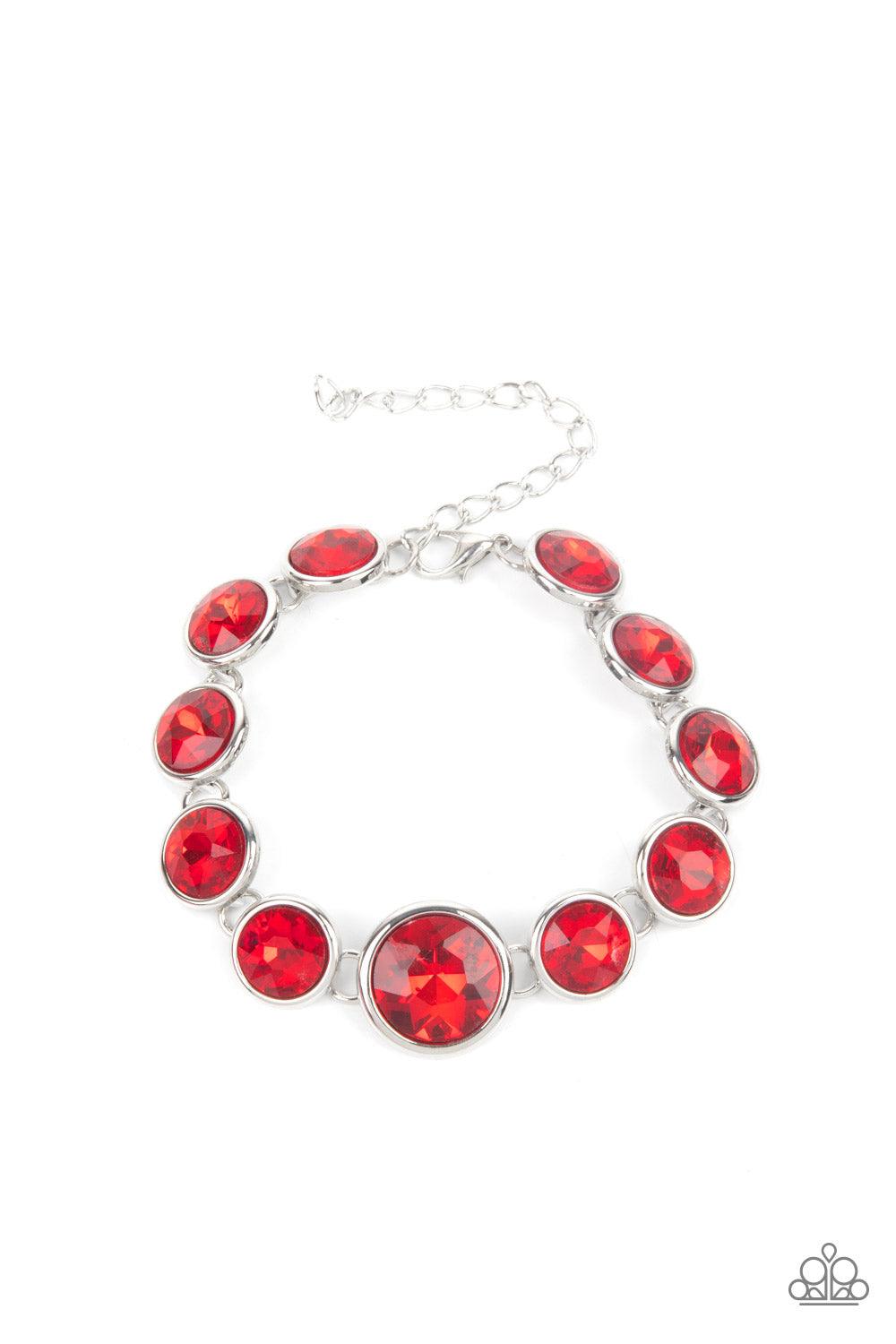 Lustrous Luminosity Red Bracelet - Jewelry by Bretta