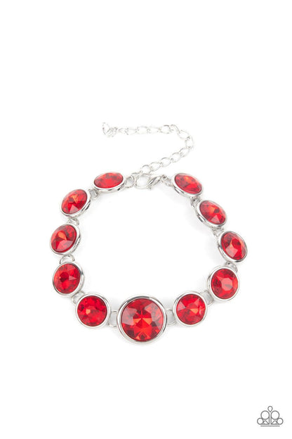 Lustrous Luminosity Red Bracelet - Jewelry by Bretta