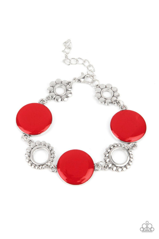 Garden Regalia Red Bracelet - Jewelry  by Bretta