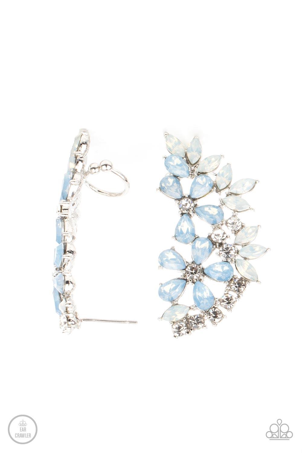 Garden Party Powerhouse Blue Earrings - Jewelry by Bretta