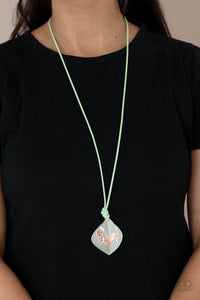 Face The ARTIFACTS Green Necklace - Jewelry by Bretta
