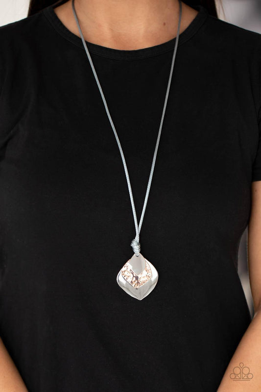 Face The ARTIFACTS Silver Necklace - Jewelry by Bretta
