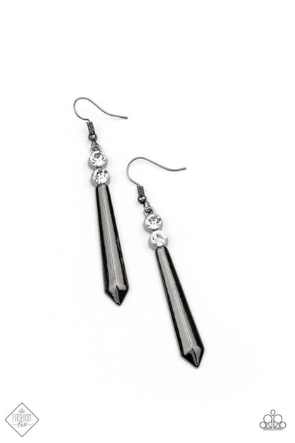 Sparkle Stream Black Earrings - Jewelry By Bretta