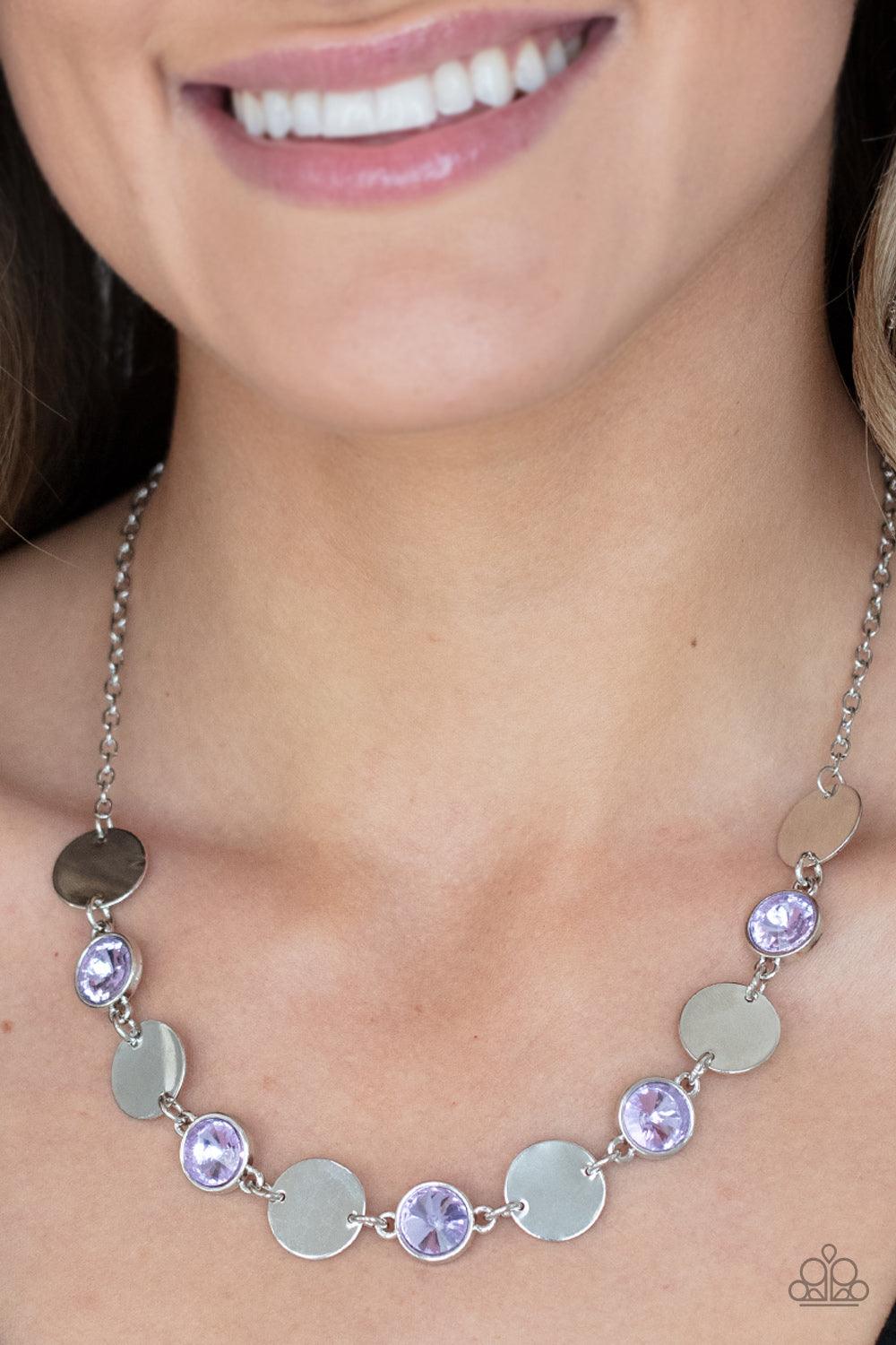 Refined Reflections Purple Necklace - Jewelry by Bretta 