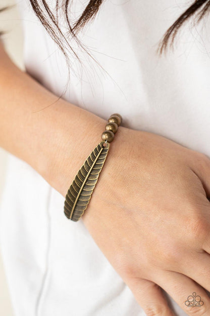 Featherlight Fashion - Brass Bracelet - Jewelry By Bretta