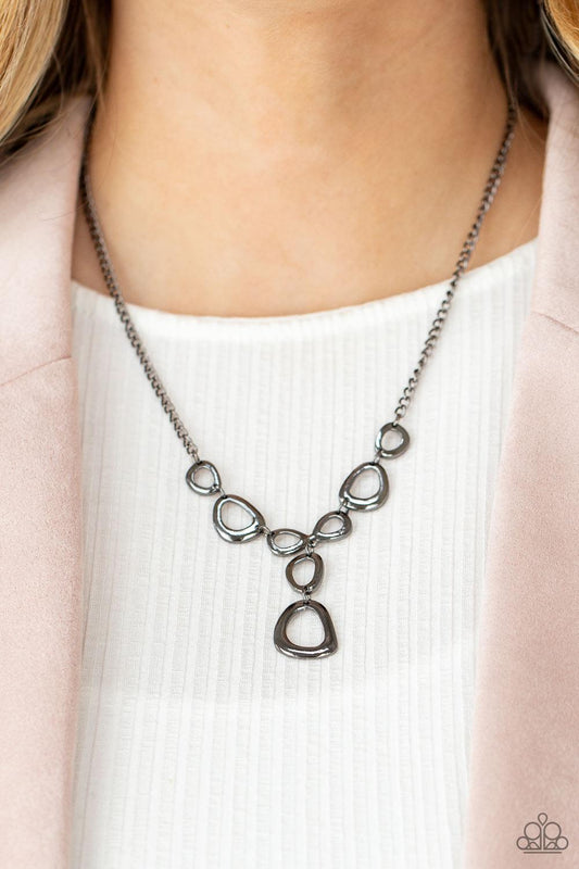 So Mod Black Necklace - Jewelry by Bretta