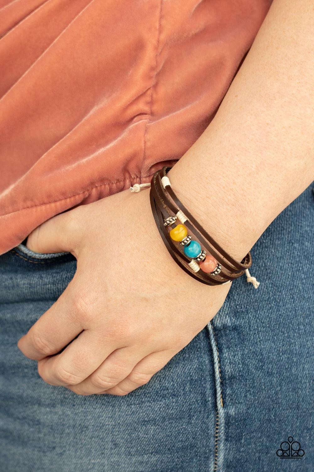 Molten Mogul Green Bracelet - Jewelry by Bretta